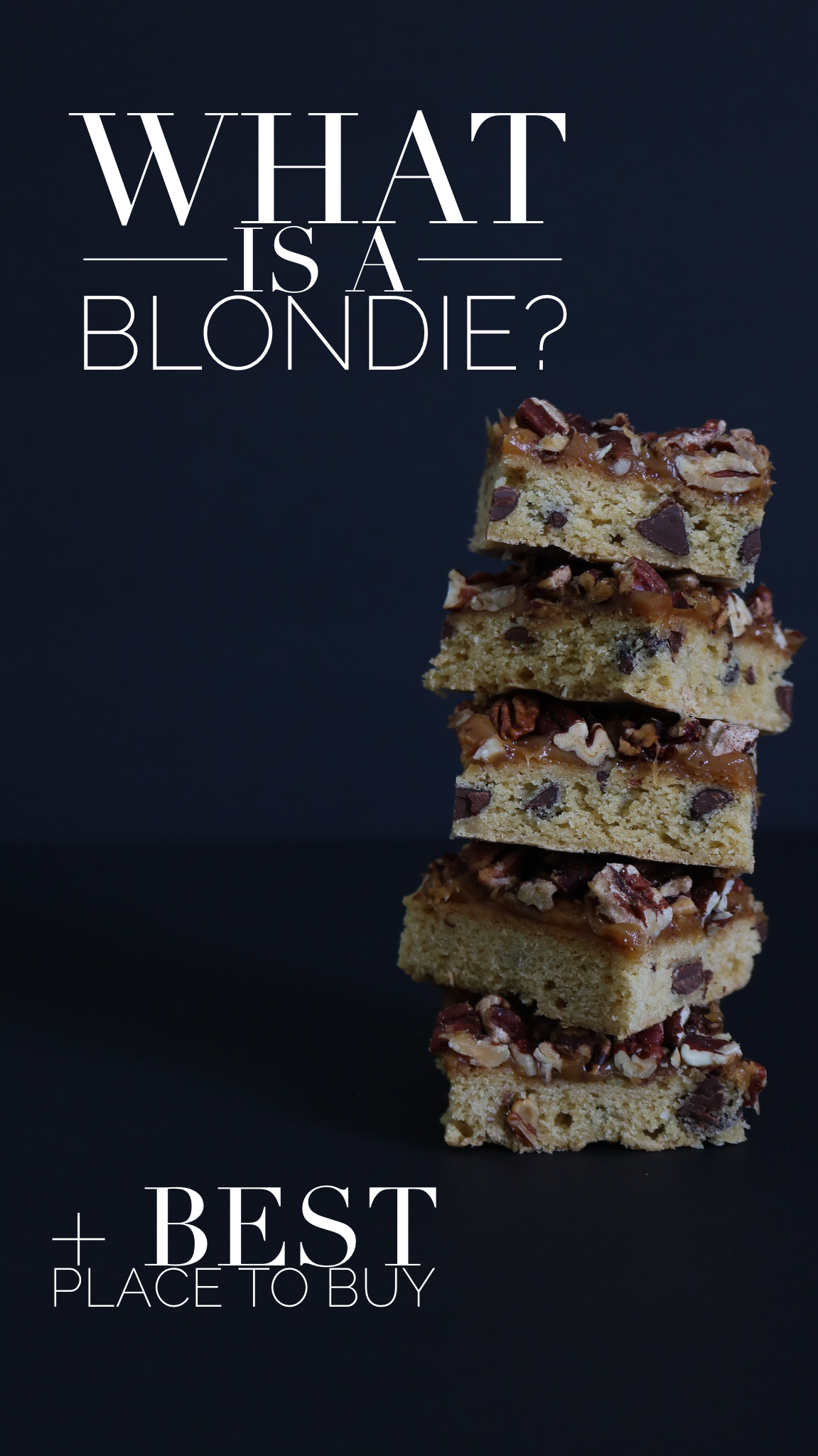 What are blondies?